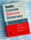 Balinese Indonesian English Dictionary Concise 18,000 entries visit bali